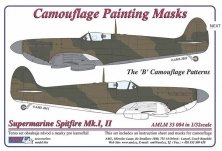 1/32 Mask Supermar.Spitfire Mk.I,II Camouflage 'B'