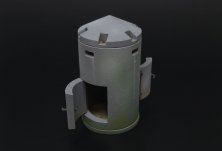 Hauler 1/35 Spitterschutzzelle Bunker individuel r�sine