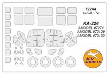 1/72 Kamov Ka-226 paint masks