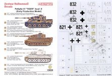 Techmod Tiger Ausf.E Early Production Decals 1/35