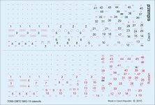 Decals 1/72 MiG-15/MiG-15bis (stencils)