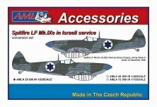 1/32 Spitfire Mk.IXe with Germany fuels Israel AF