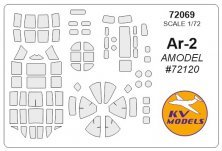 1/72 Arhangelsky Ar-2 masks