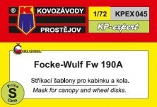 1/72 Canopy & wheel mask Focke-Wulf Fw 190A