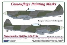 1/32 Spitfire Mk.XVIe Camouflage Pattern Painting Mask