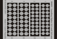 Eduard Landing lights 2,5 and 3mm
