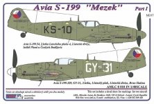 1/48 Masks for Avia S-199 'Mezek' Part I.