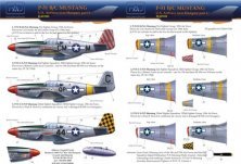 1/72 Decal P-51 B/C Mustang (USAF over Europe)