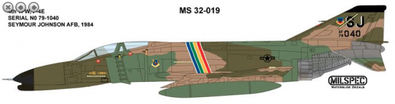 1/32 McDonnell F-4E Phantom 4th TFW 1984 SEYMOUR JOHNSON AFB