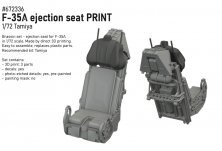 Brassin 1/72 F-35A ejection seat PRINT for Tamiya