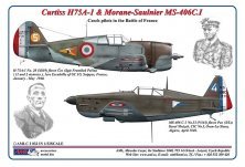 1/32 Curtiss H75A-1 Hawk & Morane-Saulnier MS-406C.I