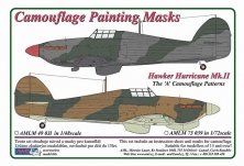 1/48 Hawker Hurricane Mk.II The A Camouflage Patterns