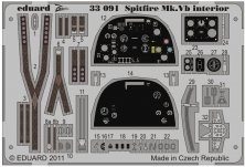 1/32 Supermarine Spitfire Mk.Vb interior (self adhesive) (Hobby