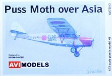 1/72 Puss Moth over Asia