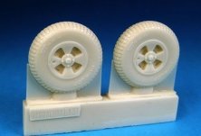 1/48 British 4-Slot 32" Mainwheels  Block Tread
