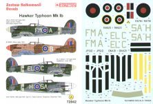 Techmod Decalcomanie Hawker Typhoon Mk.Ib 1/72