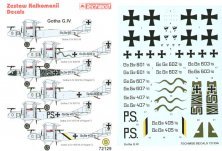 Techmod D�calcomanies Gotha G.IV 1/72