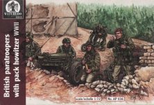 1/72 British Paratroopers with Howitzer WWII
