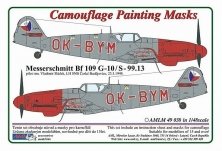 1/48 Camouflage masks Bf 109 G-10/S-99.13 OK-BYM