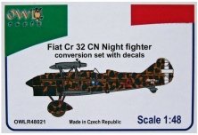 1/48 Fiat CR.32 CN Night fighter Conv.set & decals