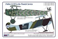 1/32 Decals Fokker D.VII in the Finnish service
