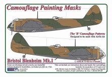 1/72 Bristol Blenheim Mk.I "B" Camouflage Patterns