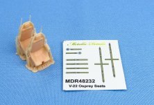1/48 Bell V-22 Osprey seats for Hobby Boss