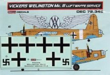 1/72 Vickers Wellington Mk.III Luftwaffe Service