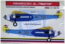 1/72 Decals Fokker F VII B-3M TRIMOTOR