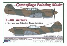 1/72 Curtiss P-40K of the American Volunteer Group in China WWII