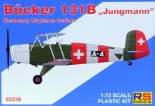 1/72 Bücker 131B German bi-plane trainer