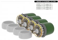 1/32 B-17G ENGINES (HK MOD)