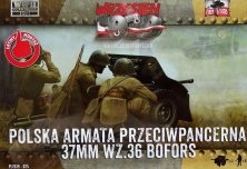 1/72 Bofors 37mm anti-tank gun with crew (2 sets in a box!)