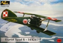 1/72 Bleriot Spad 51C1 (Polish, Turkey)