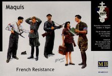 Masterbox R�sistance fran�aise et prisonnier allemand 1/35