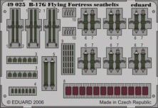 B-17G Flying Fortress seatbelts  (REV/MON)