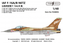 FabScale Studio D�calcomanies F-16A/B Fighting Falcon Netz 1/48