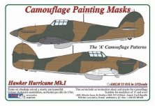 1/32 Hawker Hurricane Mk.I The A Camouflage Patterns