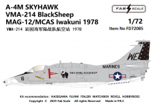 FabScale 1/72 Douglas A-4M Skyhawk VMA-214 BlackSheep 1978