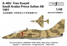 1/48 Douglas A-4KU Free Kuwait Saudi Arabia Prince Sultan Ab