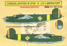 1/72 Decals Consolidated B-24D-5-CO Romanian serv.