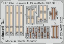 1/48 SET Junkers F.13 seatbelts STEEL for Miniart