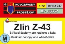 1/72 Canopy mask Zln Z-43