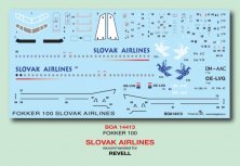 Boa Decals 1/144 Fokker 100 Slovak Airlines Revell