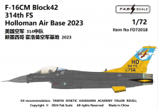 1/72 USAF F-16CM Fighting Falcon Block 42 314th Fs Holloman Air