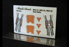 1/32 Mikoyan MiG-21, MiG-23, MiG-25 seat belts