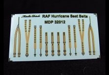 1/32 Raf Hawker Hurricane seat belts