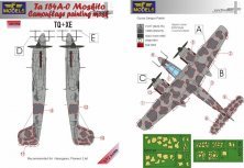 1/72 Mask Ta 154A-0 Moskito camouflage pattern