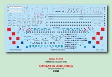 Boa Decals Airbus A220-300 Croatia Airlines 1/144