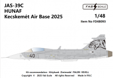 FabScale D�calcomanies Saab JAS-39C Gripen 1/48